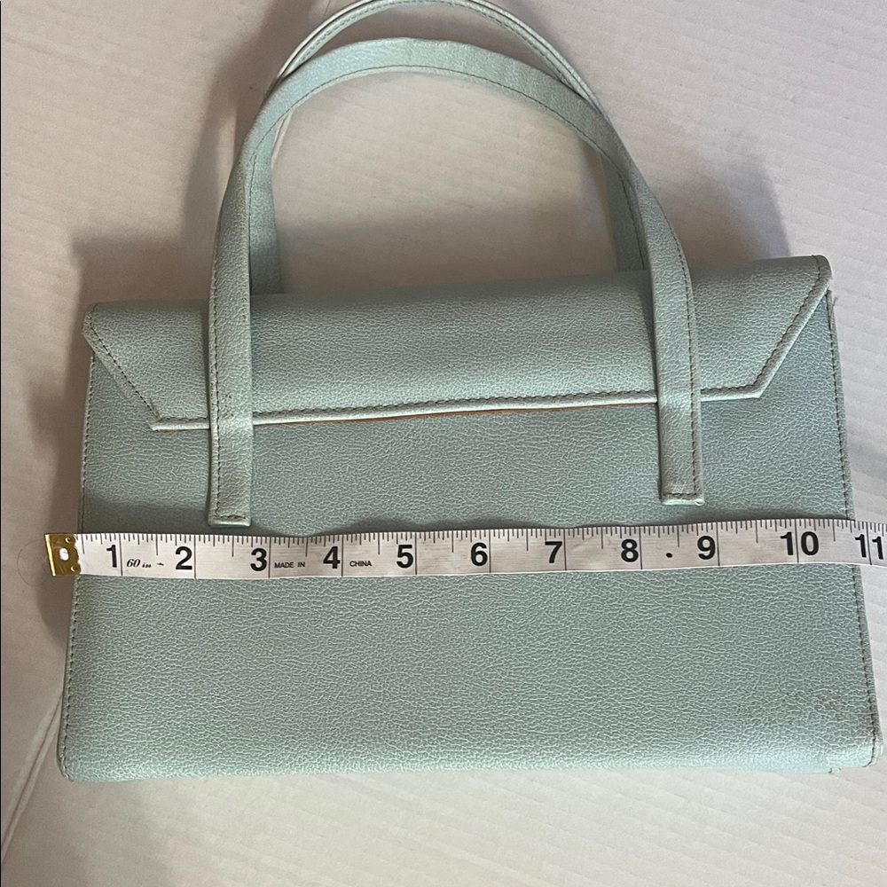 Vintage inspired Pastel Green hand bag - Picture 5 of 7
